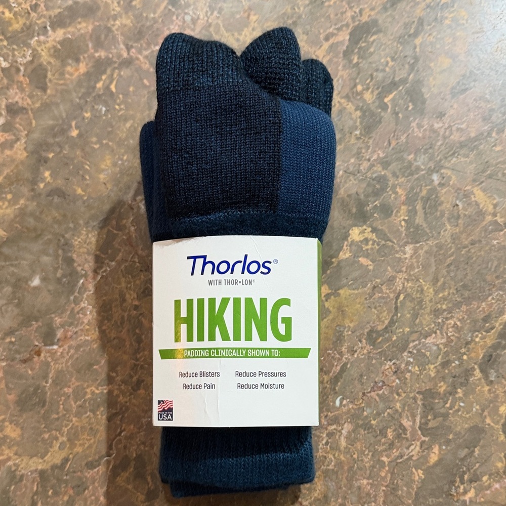 Thorlos Men's Hiking Socks - Black and Blue